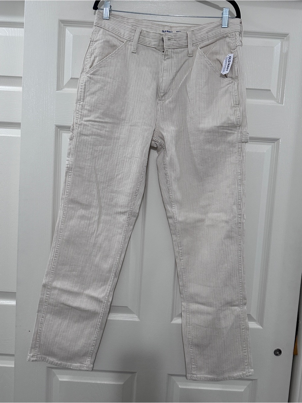 Old Navy Men’s Cream Corduroy Straight Pants